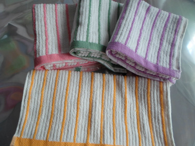 高陽(yáng)毛巾廠家超低價(jià)供應(yīng) 純棉條紋毛巾，品質(zhì)與實(shí)惠并存